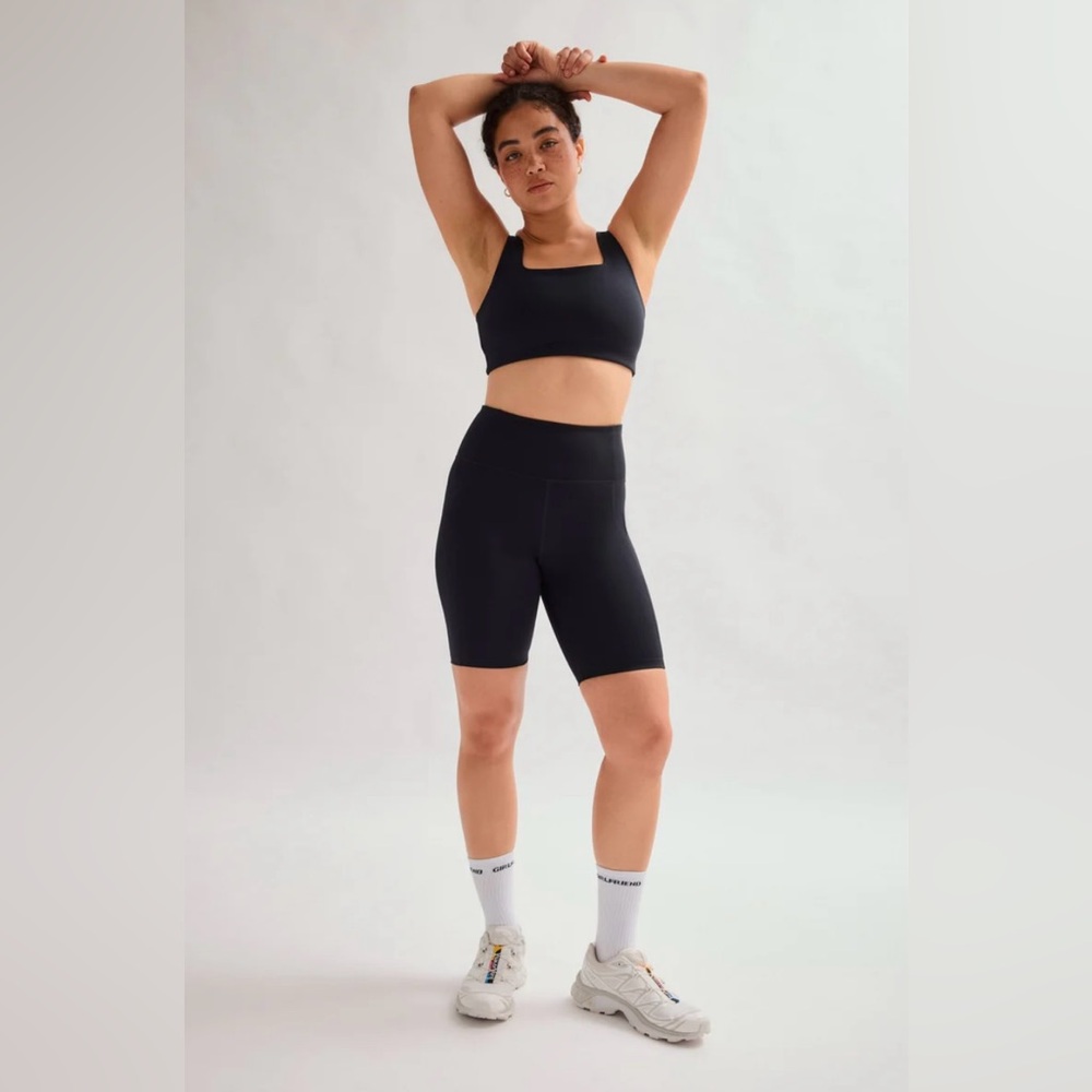 High-Rise Bike Short Black